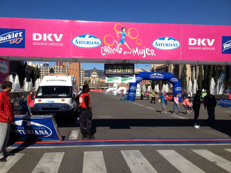 SSG Lleida participa en carrera de la mujer Barcelona2