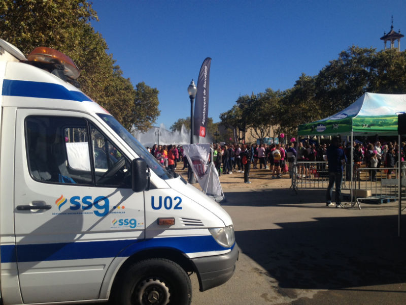 SSG Lleida participa en carrera mujer Barcelona